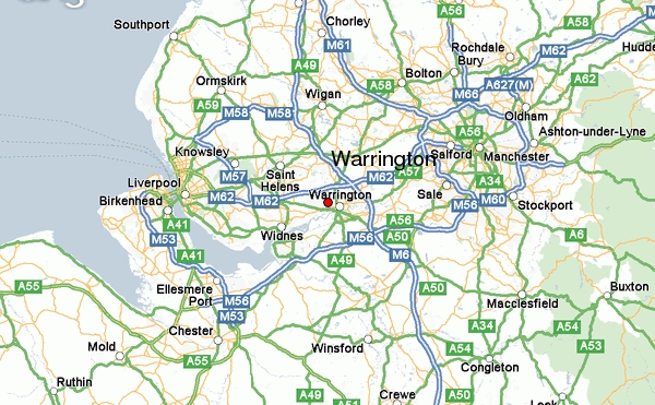 map of warrington