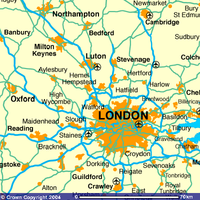map of Watford