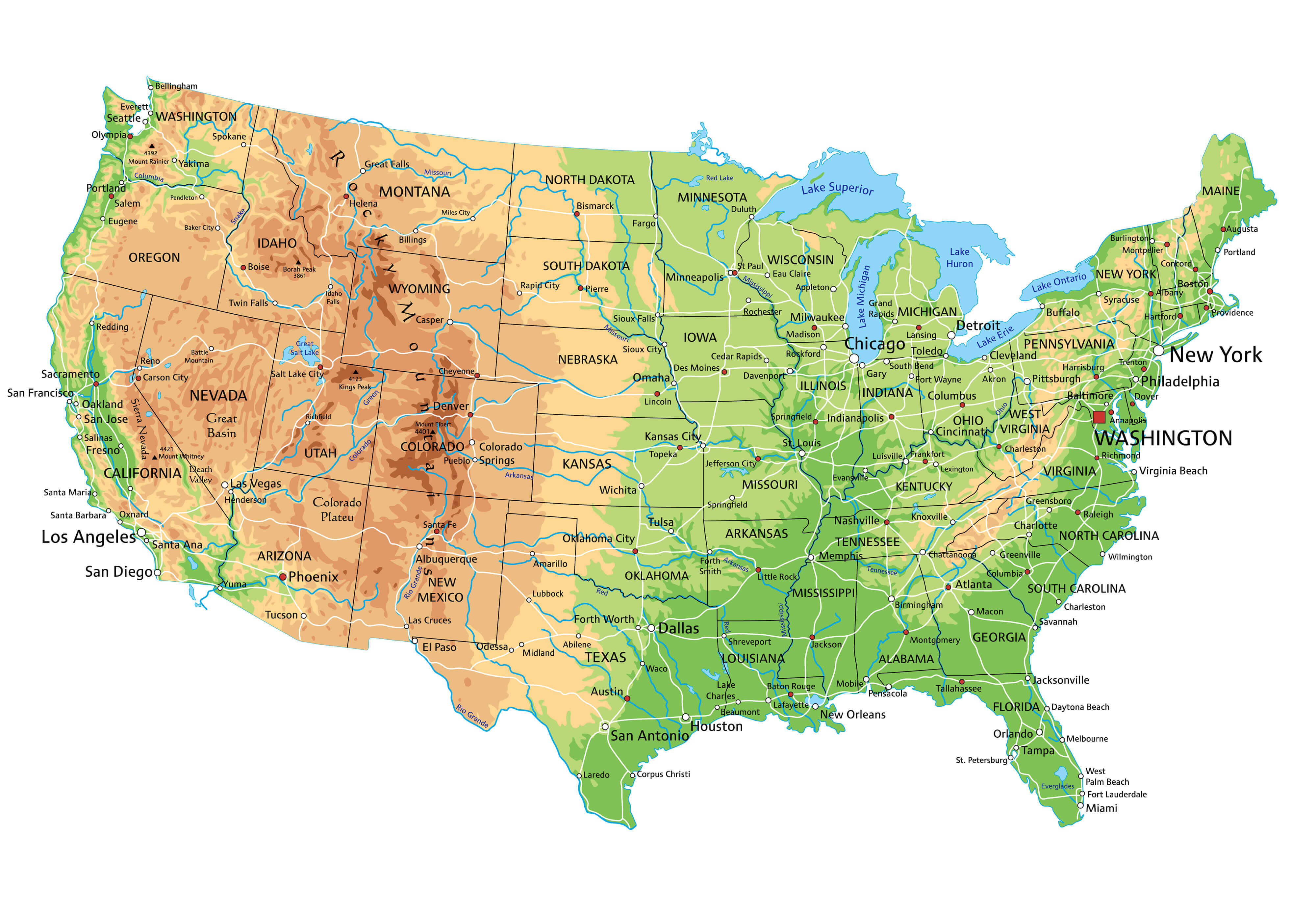 Map united_states