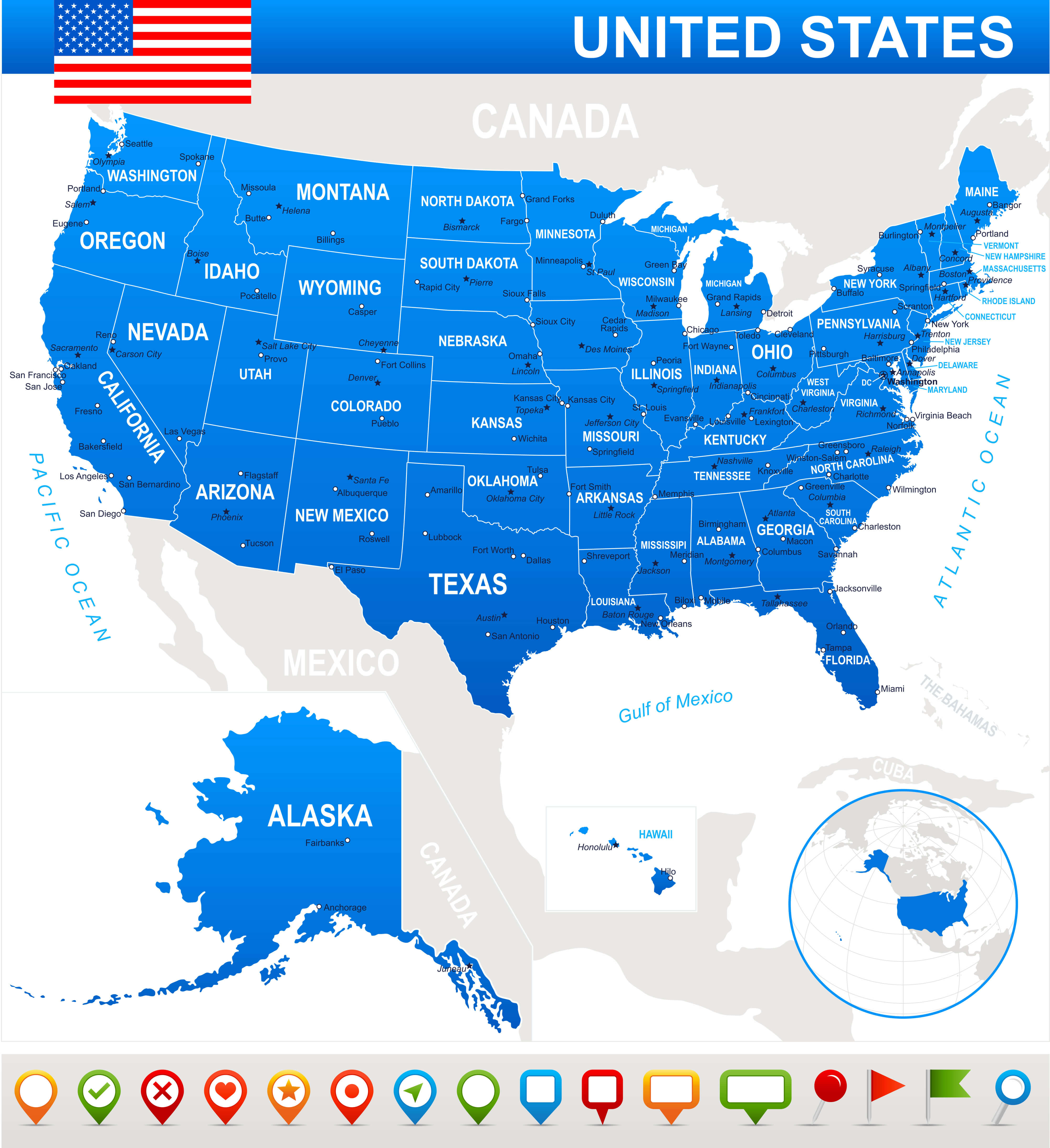 USA State Maps