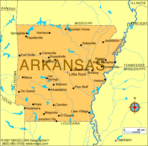 arkansas counties map