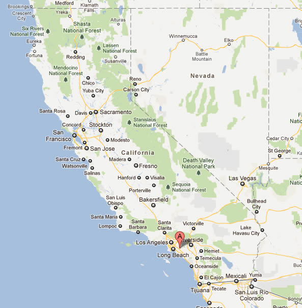 anaheim map california