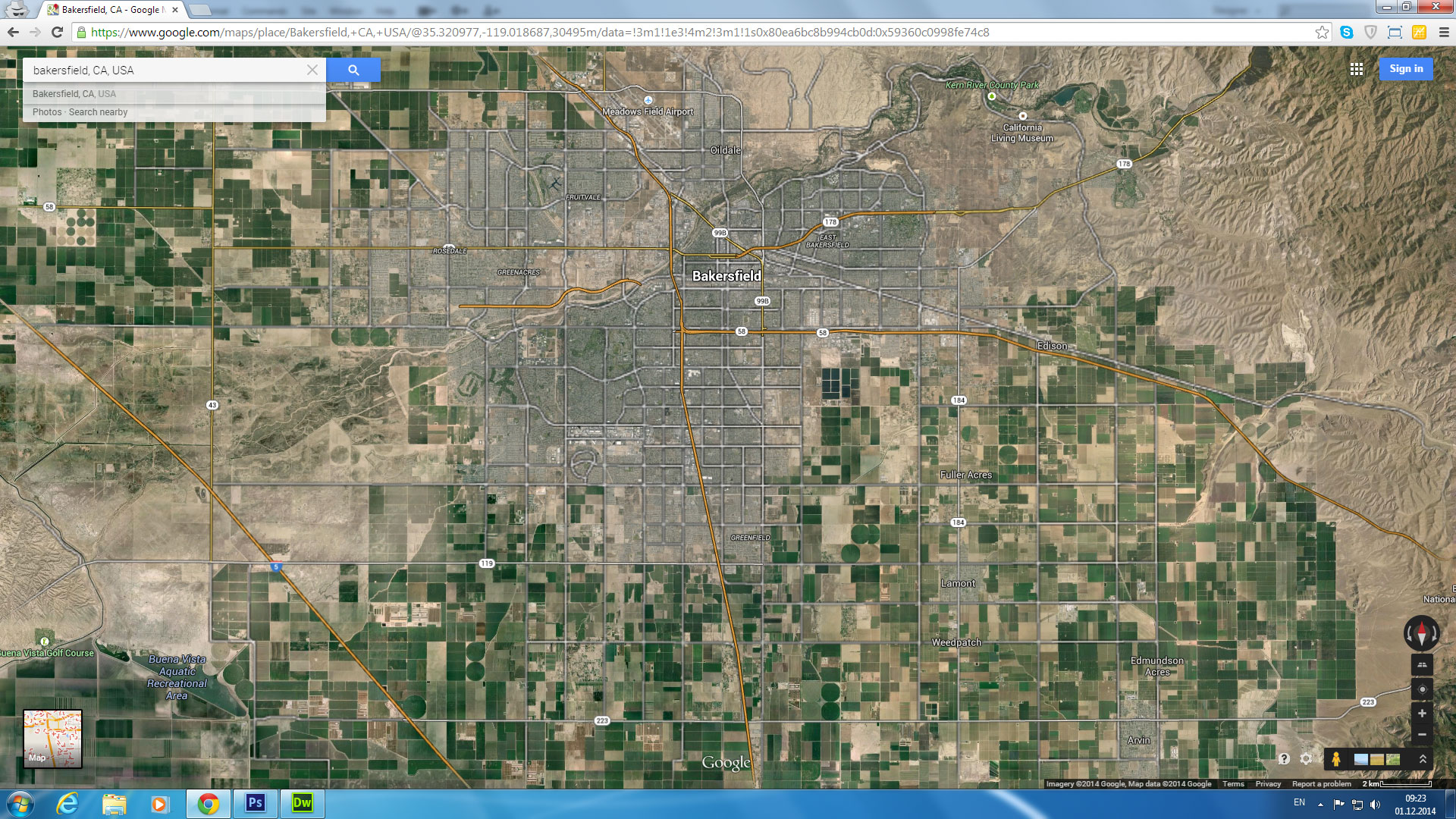 Related Bakersfield California Maps and Bakersfield California Satellite Im...