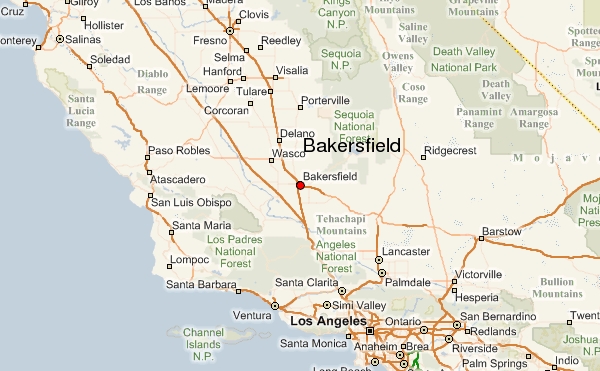 bakersfield map la.