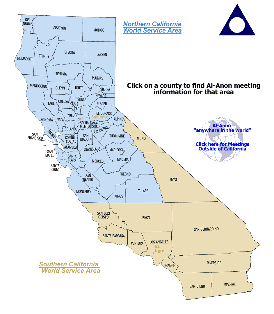 County Map of California