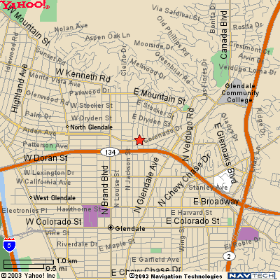 glendale city map