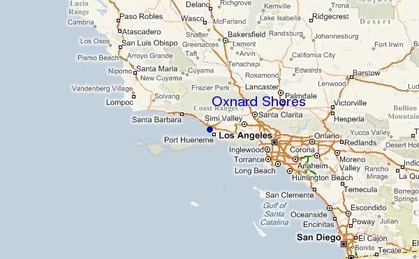oxnard shores map