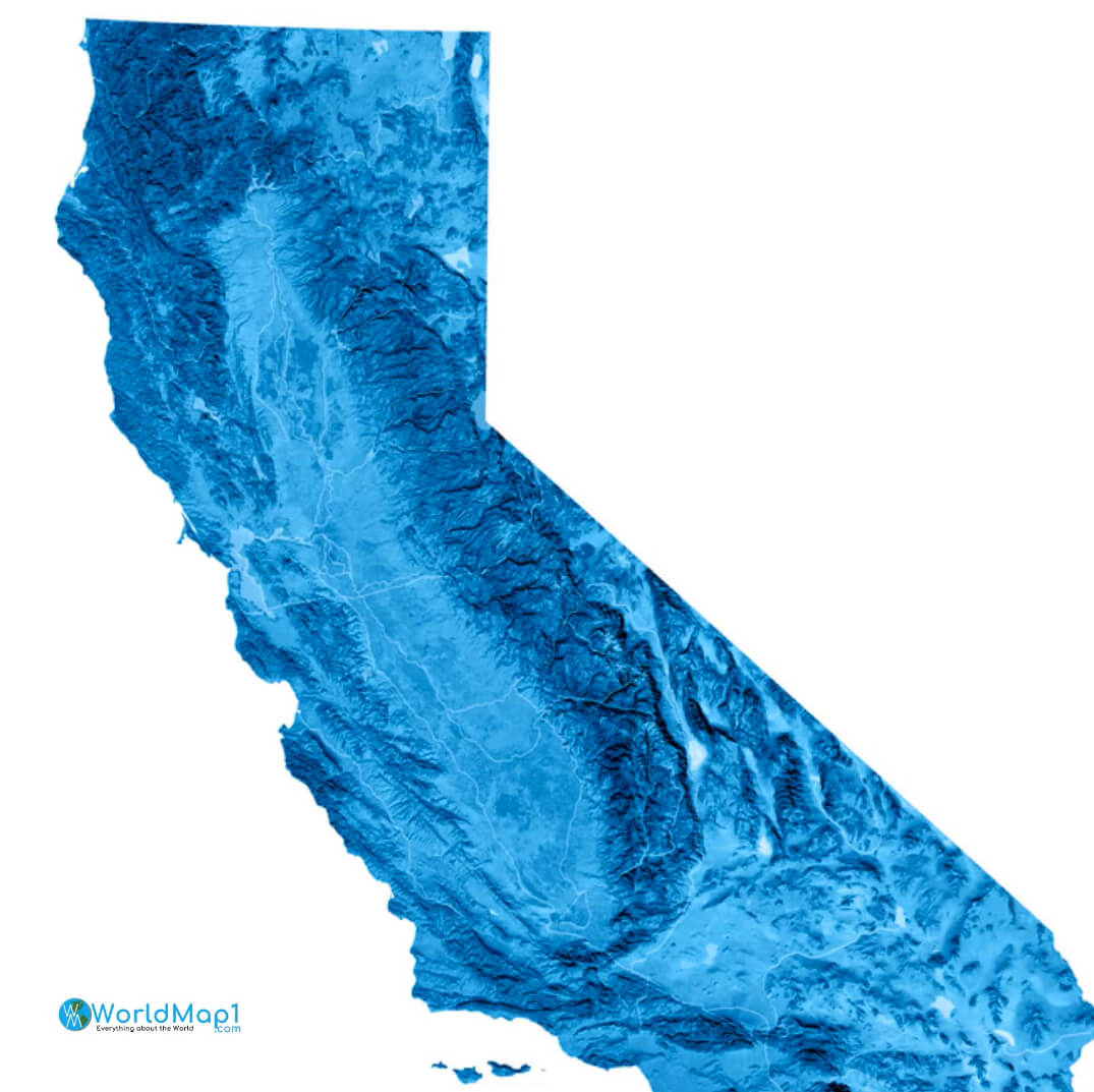 Where is California - California%20Mountain%20Ranges%20Map