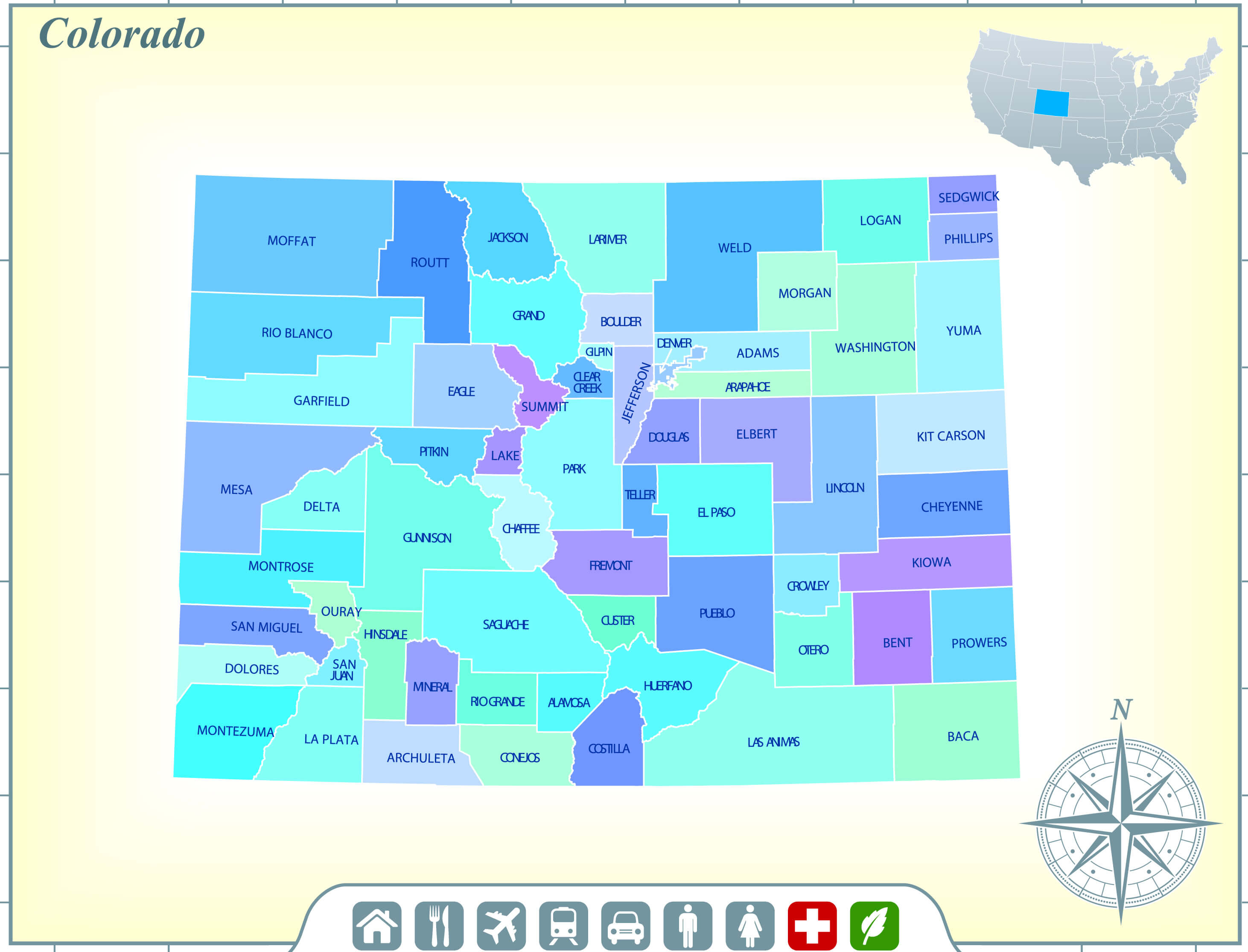 Map of Colorado