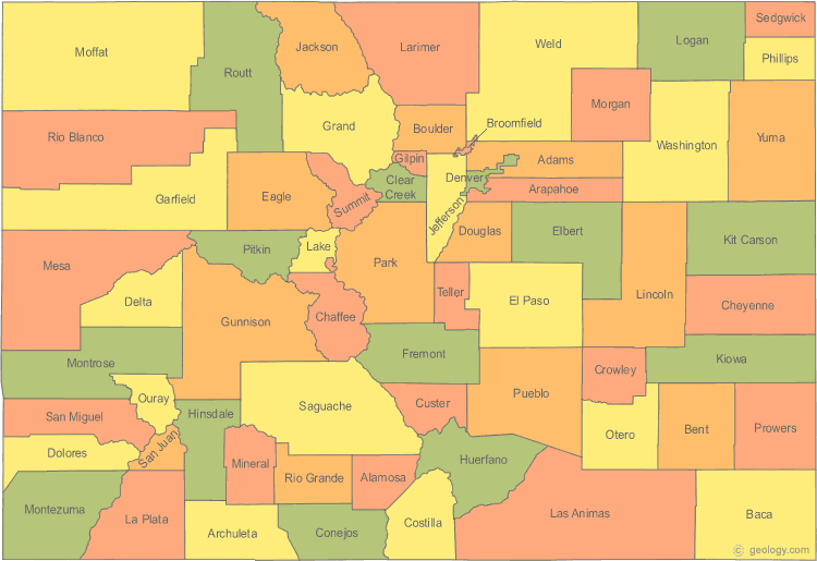 Best Map Of Colorado Colorado Map