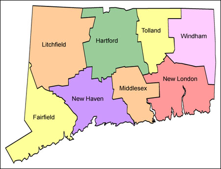 Connecticut Map