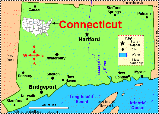 Maps of Connecticut