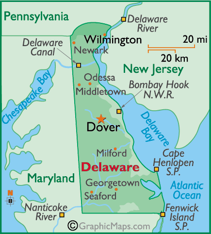 Delaware Map