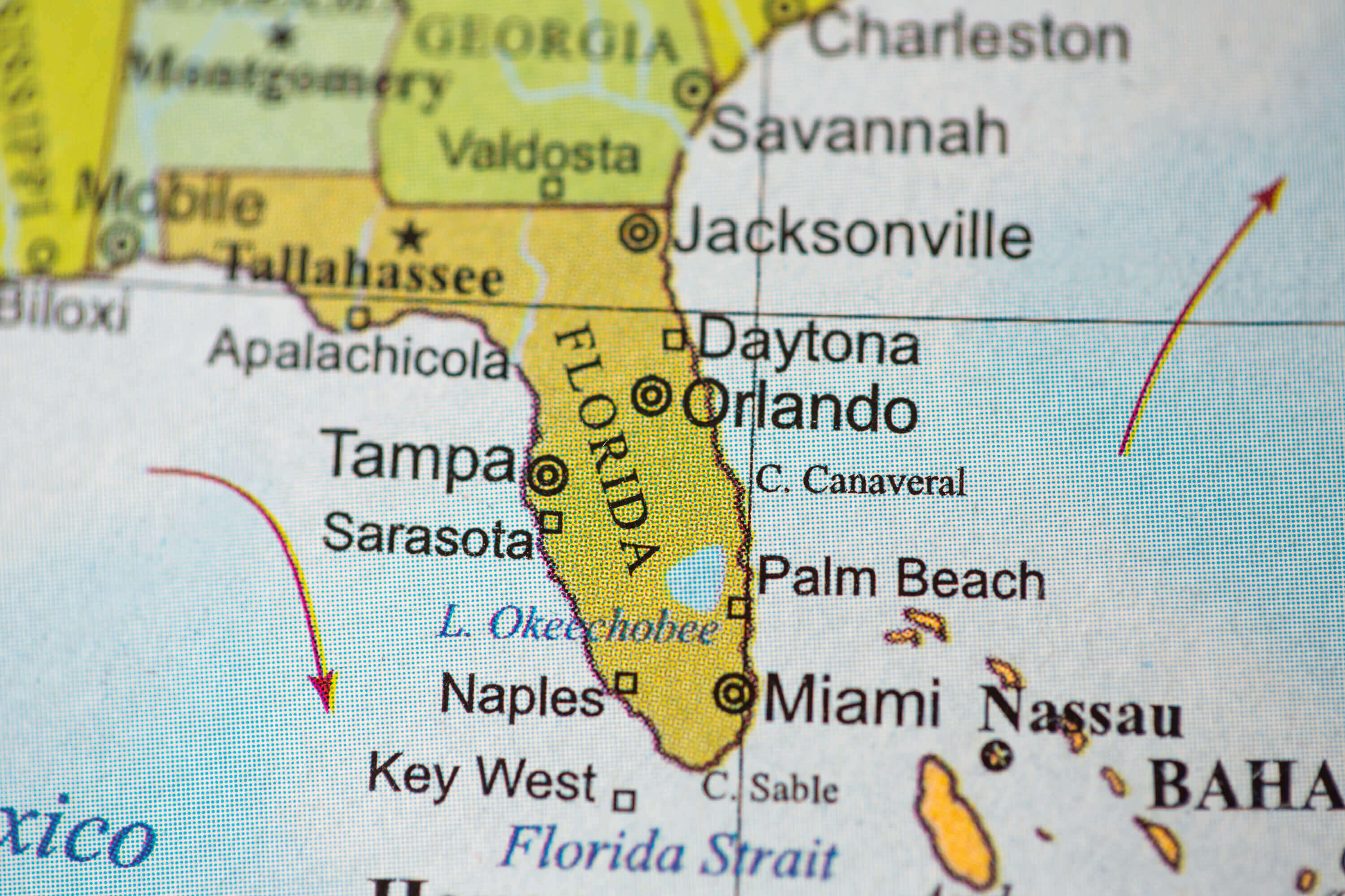 Florida Geographical Map