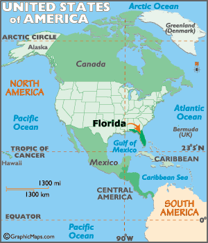 State Map of Florida