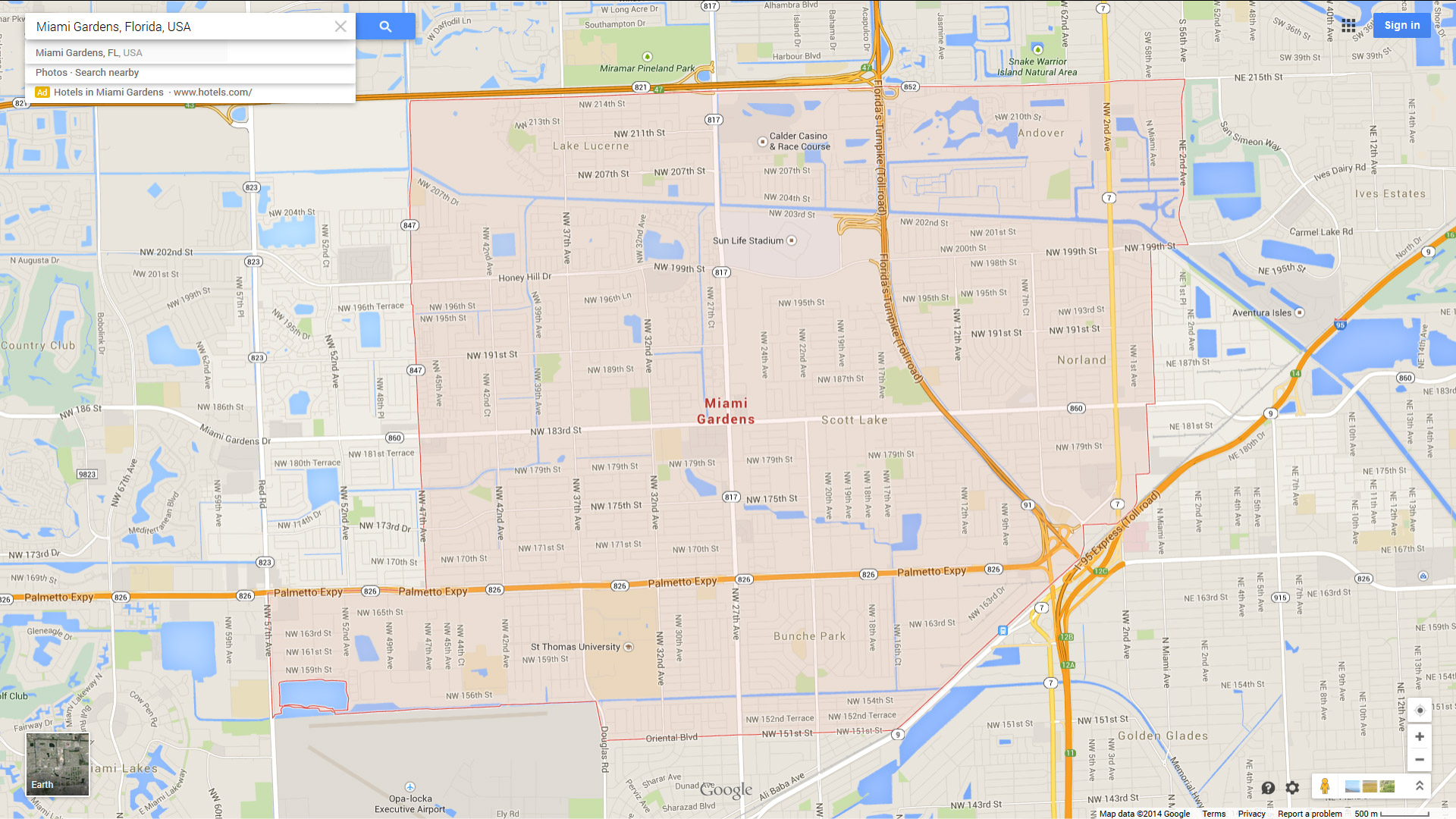 world maps library - complete resources: google maps miami