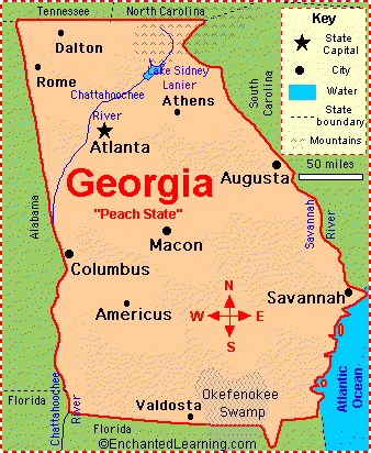 Maps of Georgia