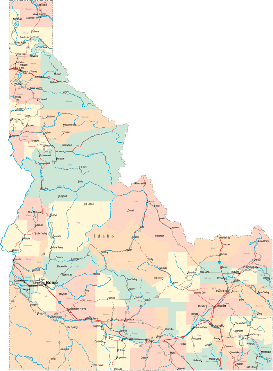 Maps of Idaho