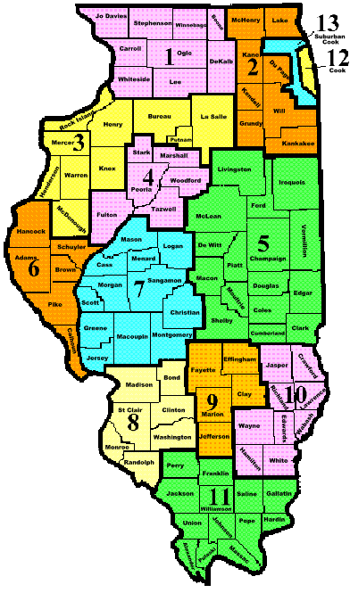 illinois area map