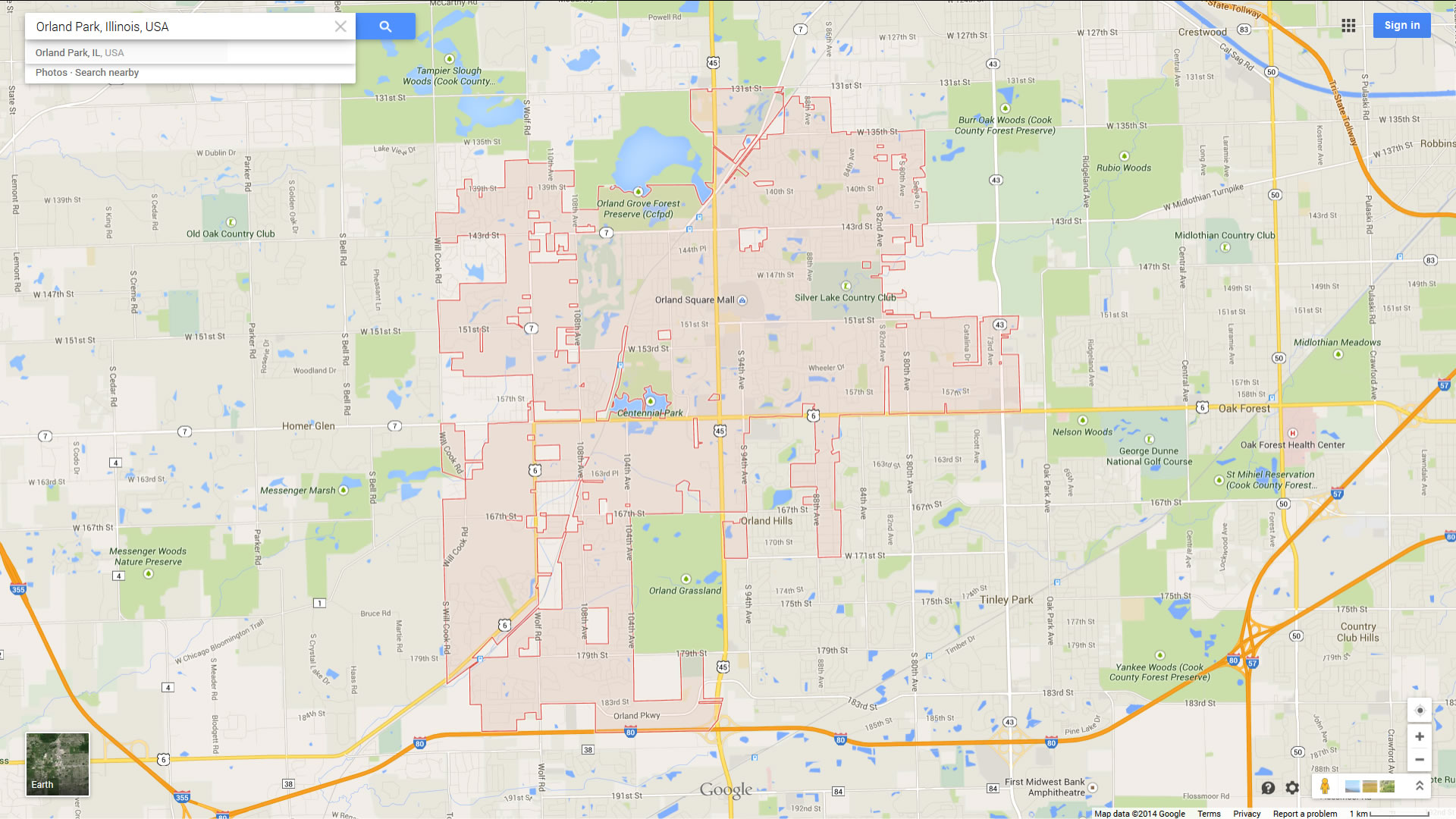 Orland Park Il Zoning Map Orland Park, Illinois Map Orland Park Il Zoning Map Orland Park, Illinois Map