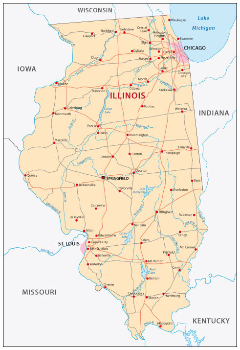 Illinois Map