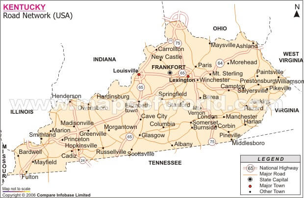 Kentucky Highways Map