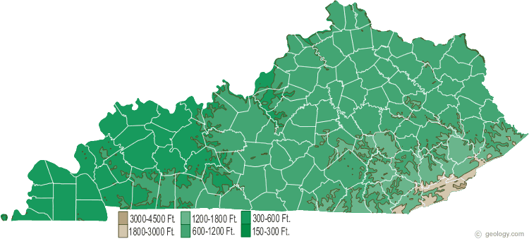 Kentucky Land Map