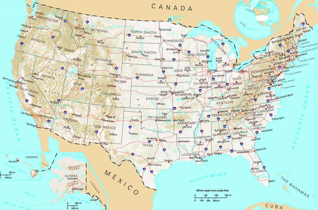 Maps of USA