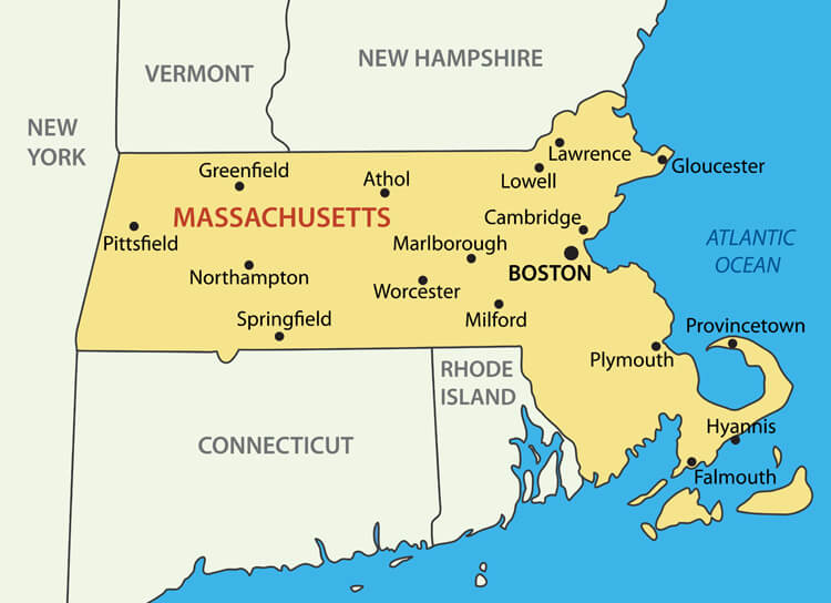 Map Of Massachusetts