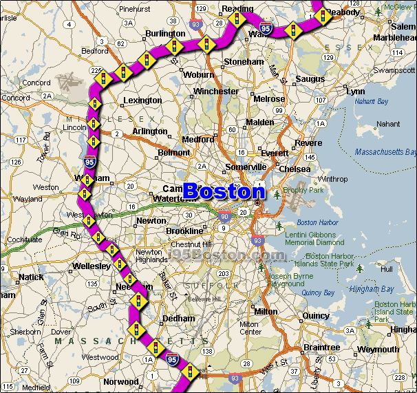 boston traffic map