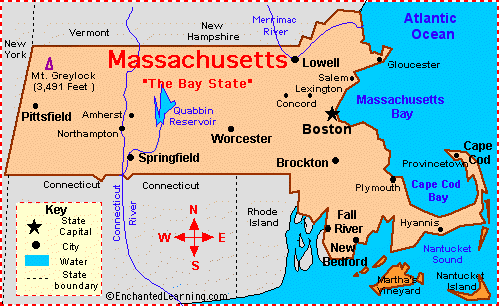 Maps of Massachusetts