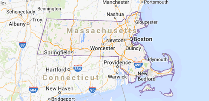 Massachusetts State Map