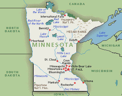 Minnesota City Map