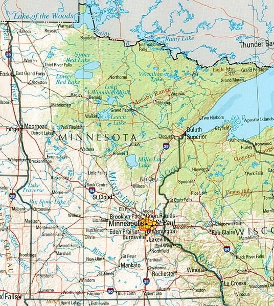 Minnesota Reference Map