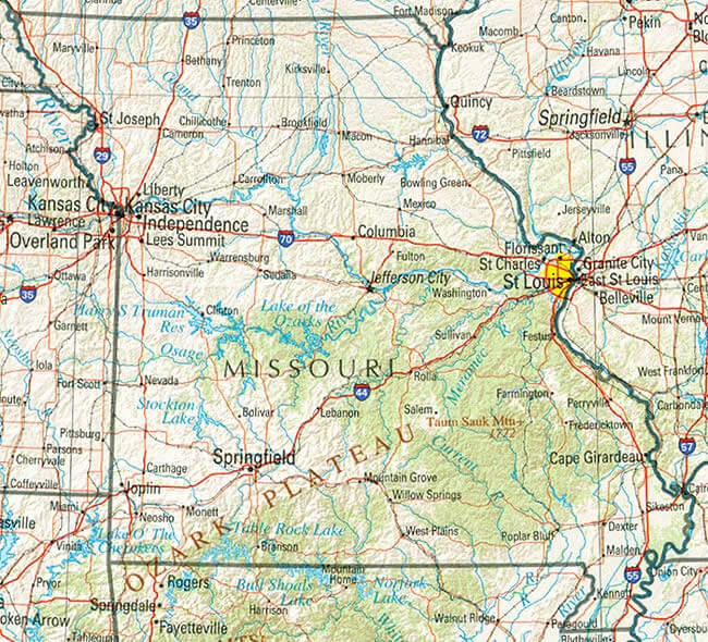 Missouri State Map