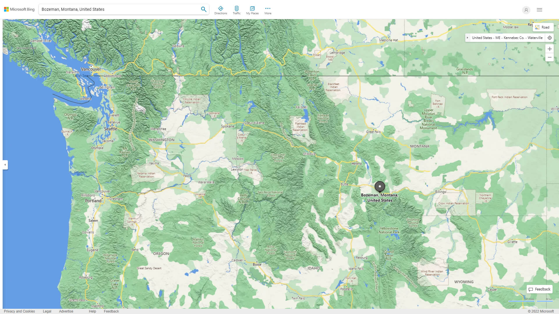 Bozeman Montana Map United States - Bozeman%20Map%20Montana