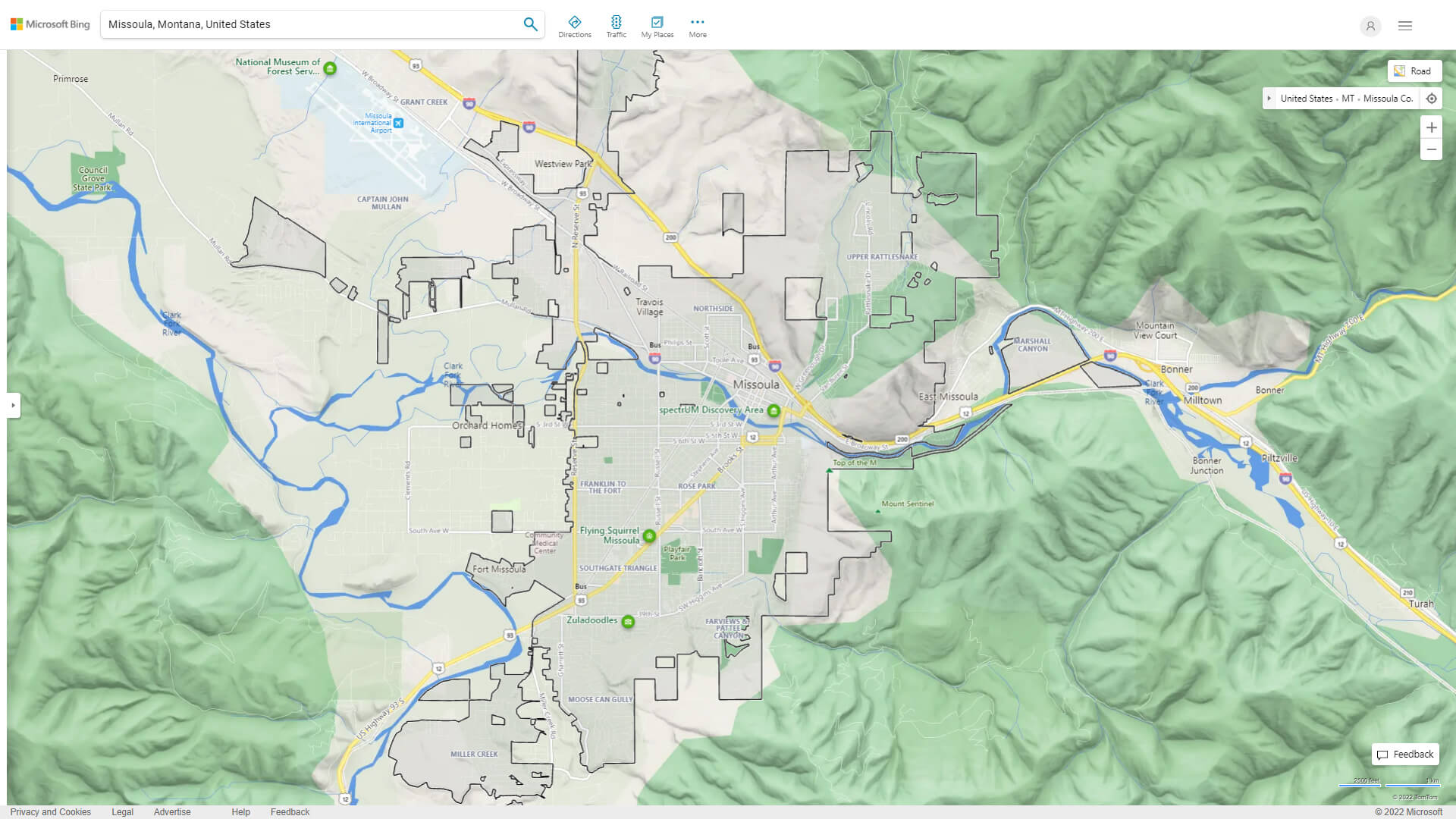 Missoula Montana Map - Missoula%20Detailed%20Map
