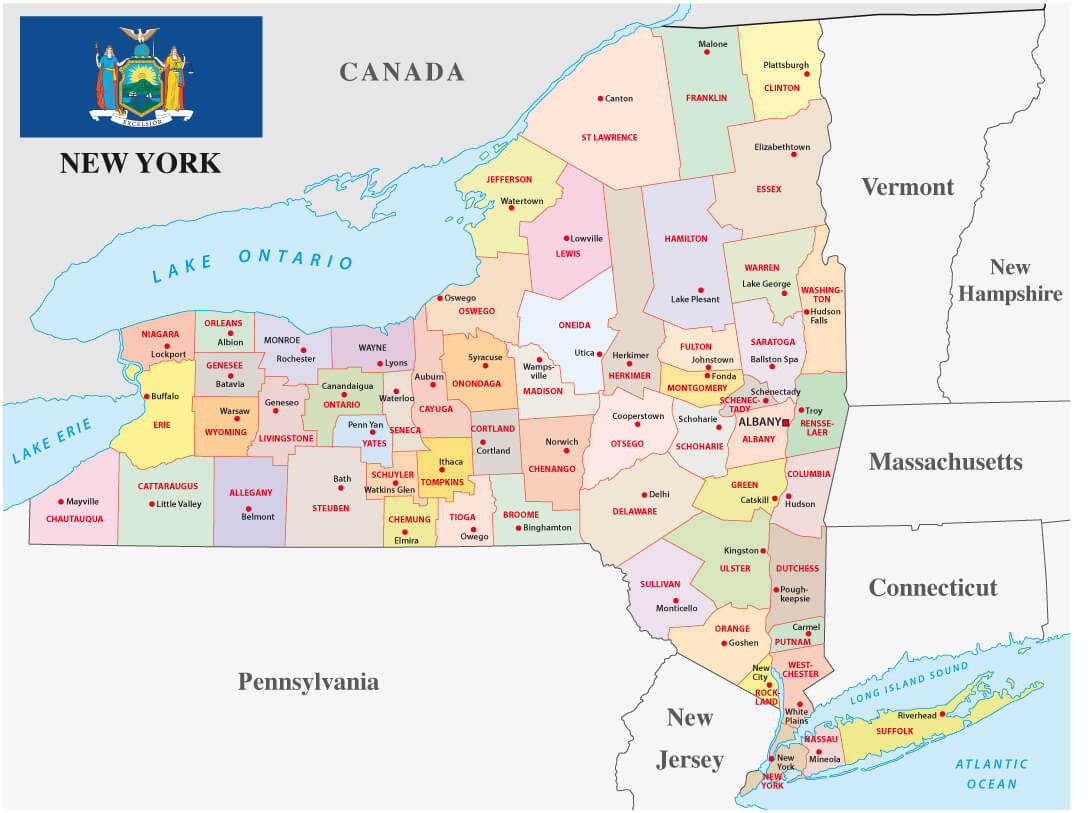 Map Of New York