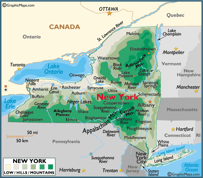 Maps of New York