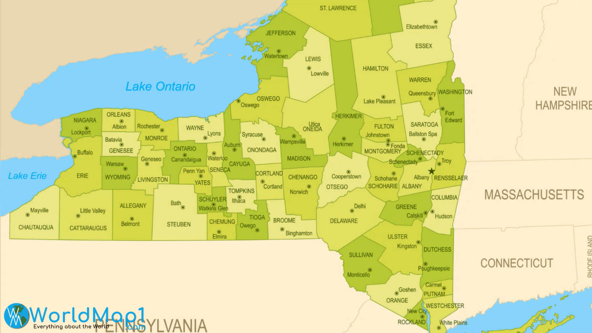Where is New York on the Map - New%20York%20State%20Largest%20Cities%20Map
