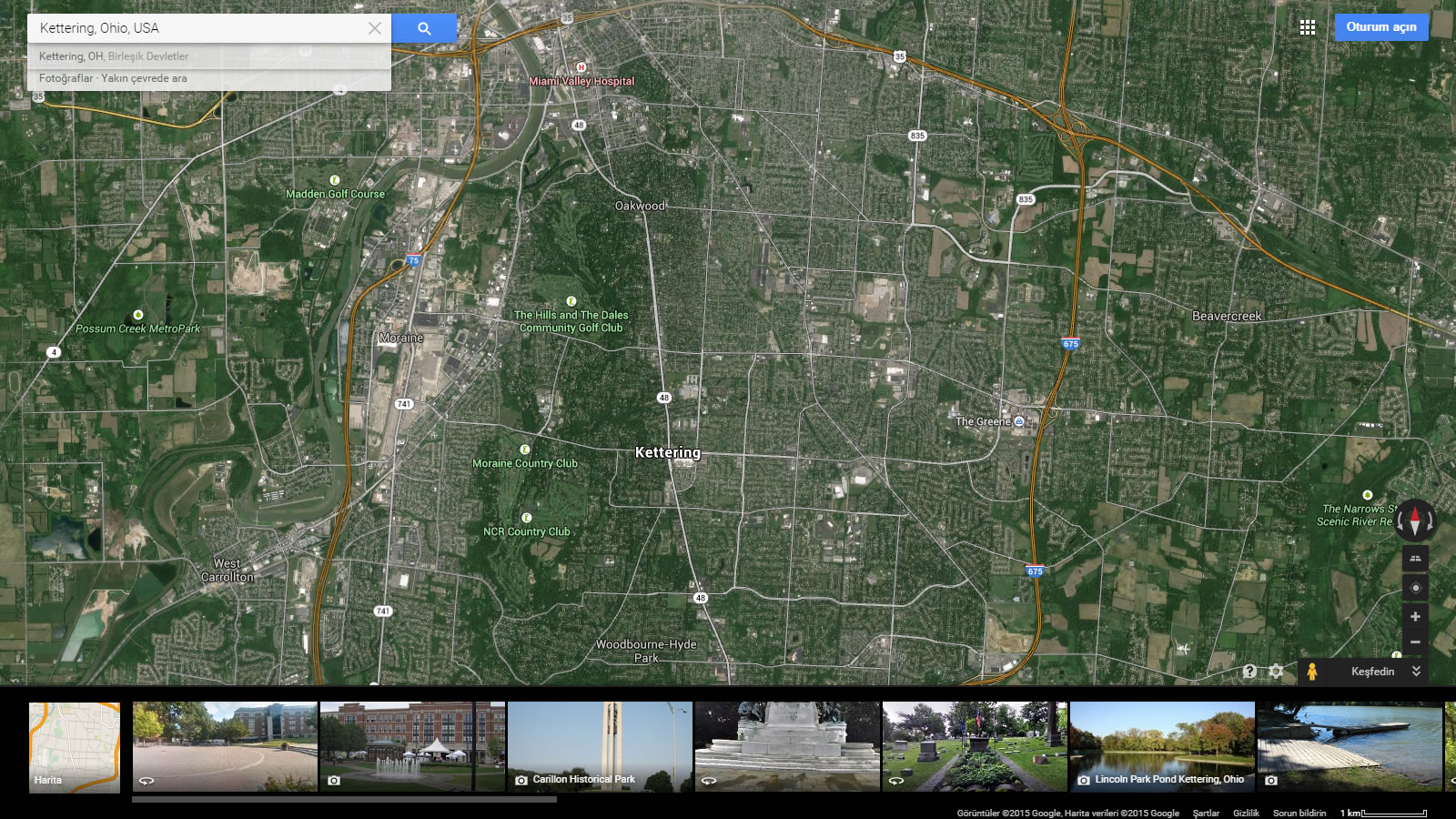 Kettering, Ohio Map