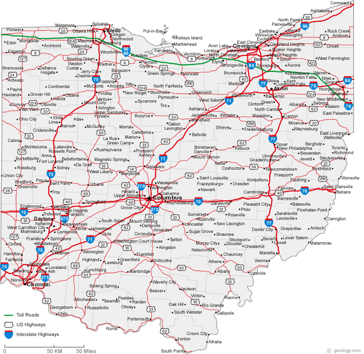 Ohio Map