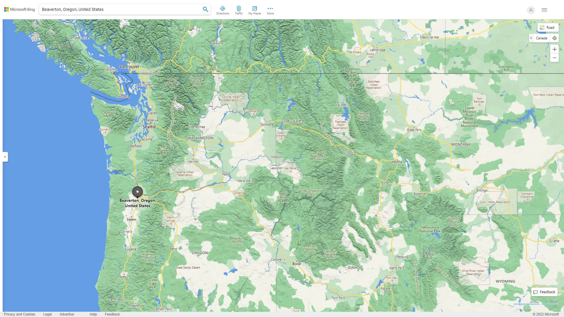 where is beaverton oregon on the - Beaverton%20Map%20Oregon 