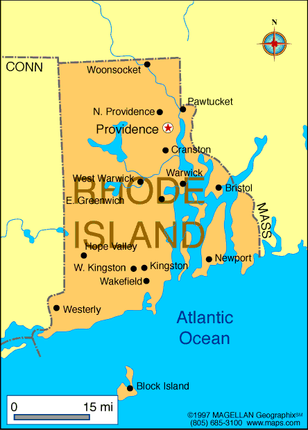 Rhode Island Map