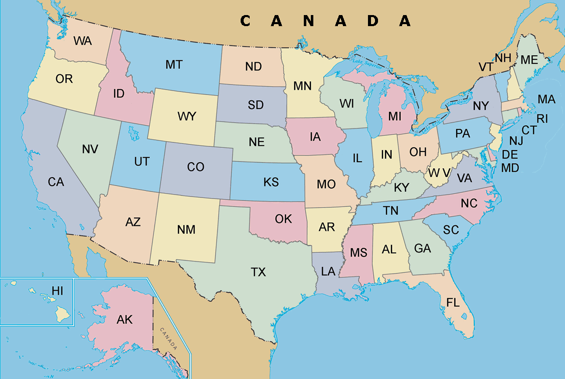 Us Map Usa Map Map Of Usa World Maps - vrogue.co