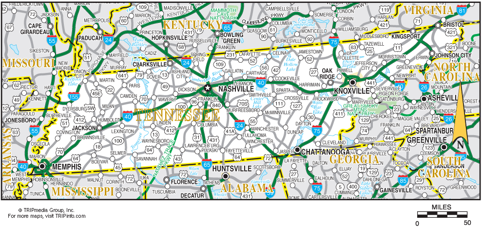 Tennessee Maps