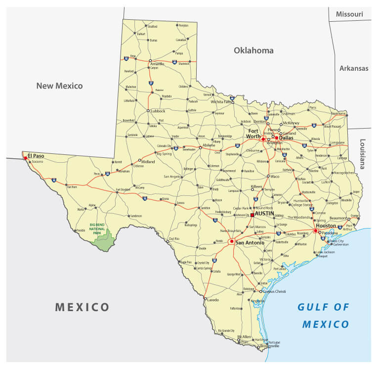 texas map