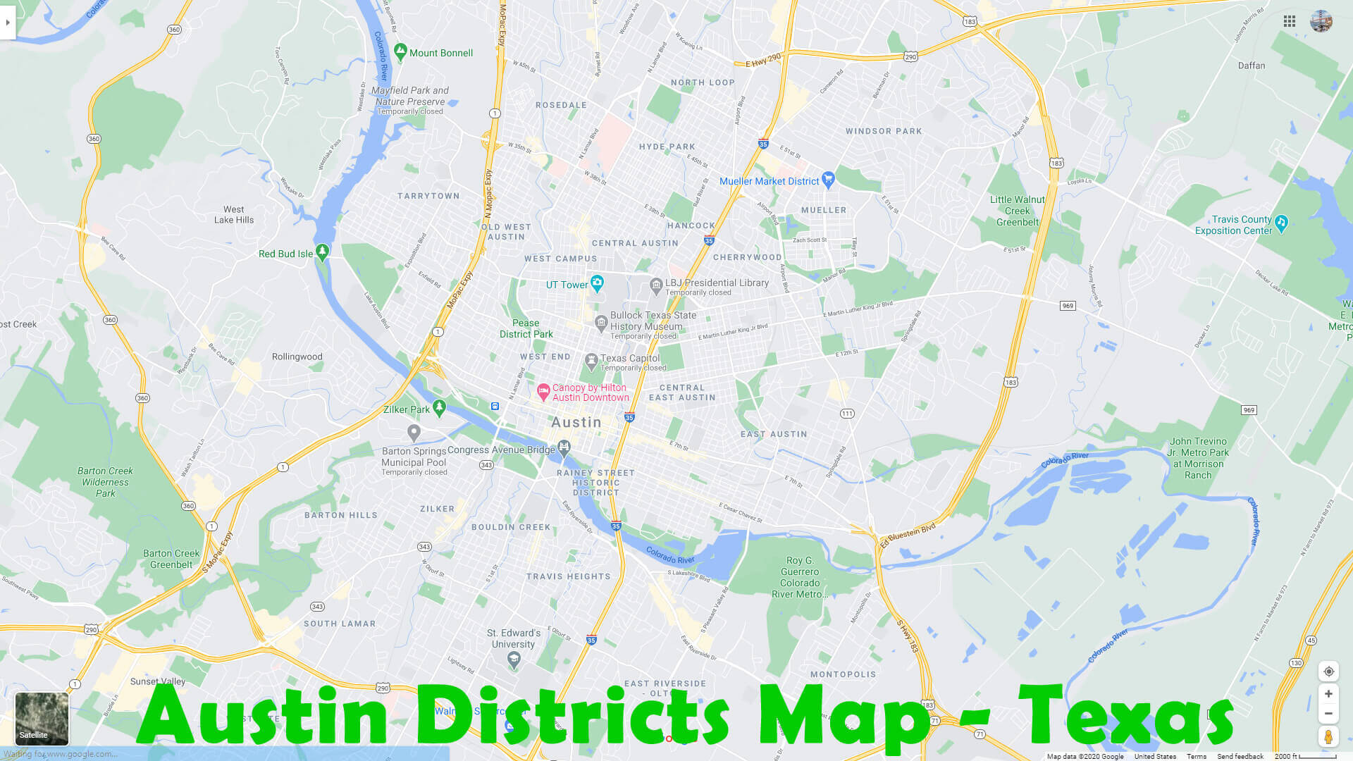 Austin Texas Map - Austin%20Districts%20Map%20 %20Texas