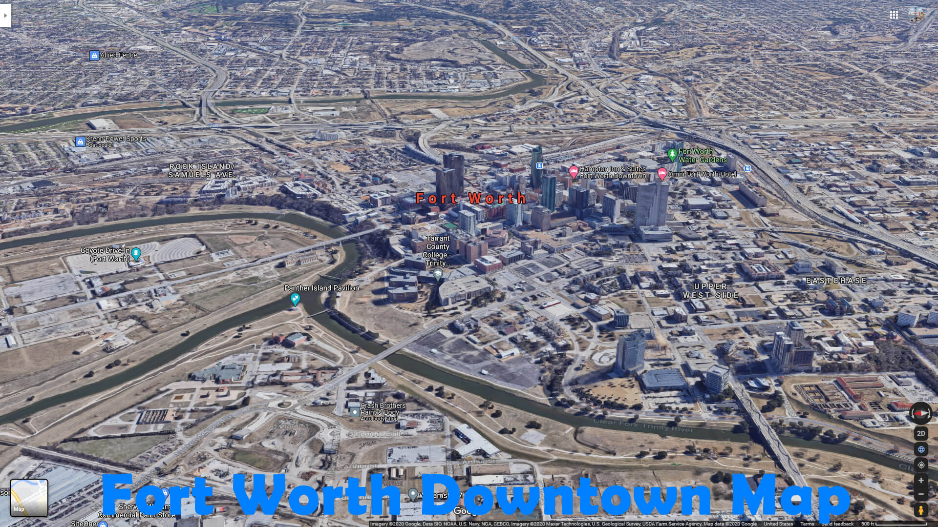 Fort Worth Texas Map - Fort%20Worth%20Downtown%20Map