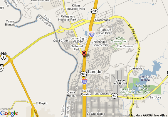 laredo city center map